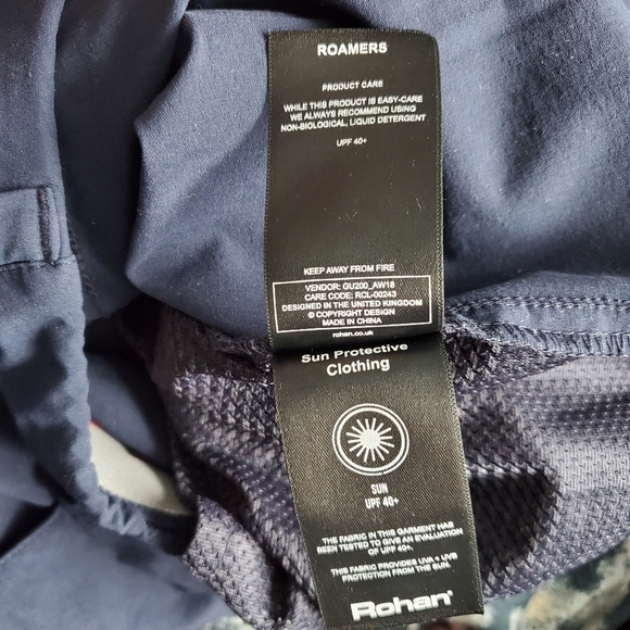Rohan Blue Trekking Pants - Picture 7 of 7